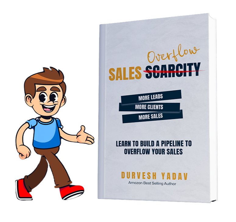 Durvesh Yadav with Sales Overflow Book