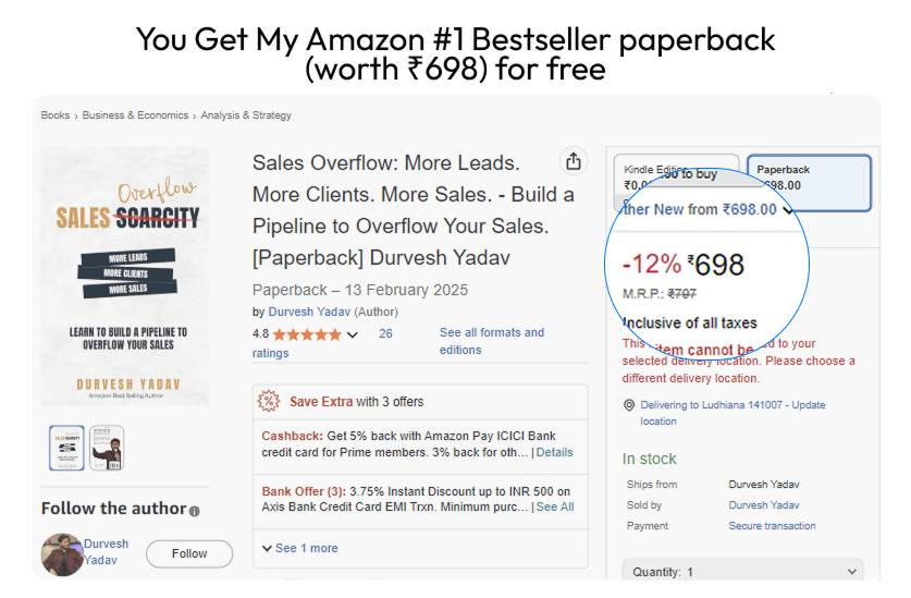 Sales Overflow — Hardcopy Book